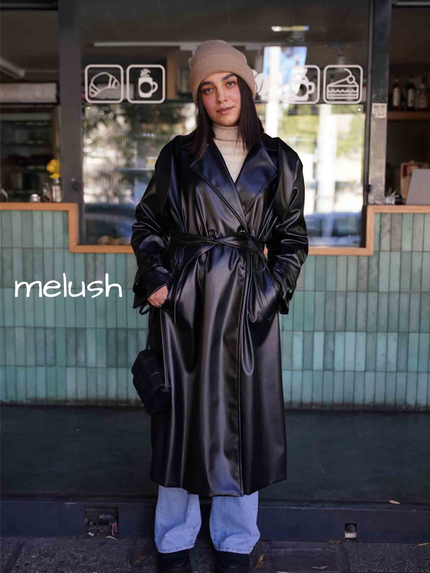 کت چرم آتنا