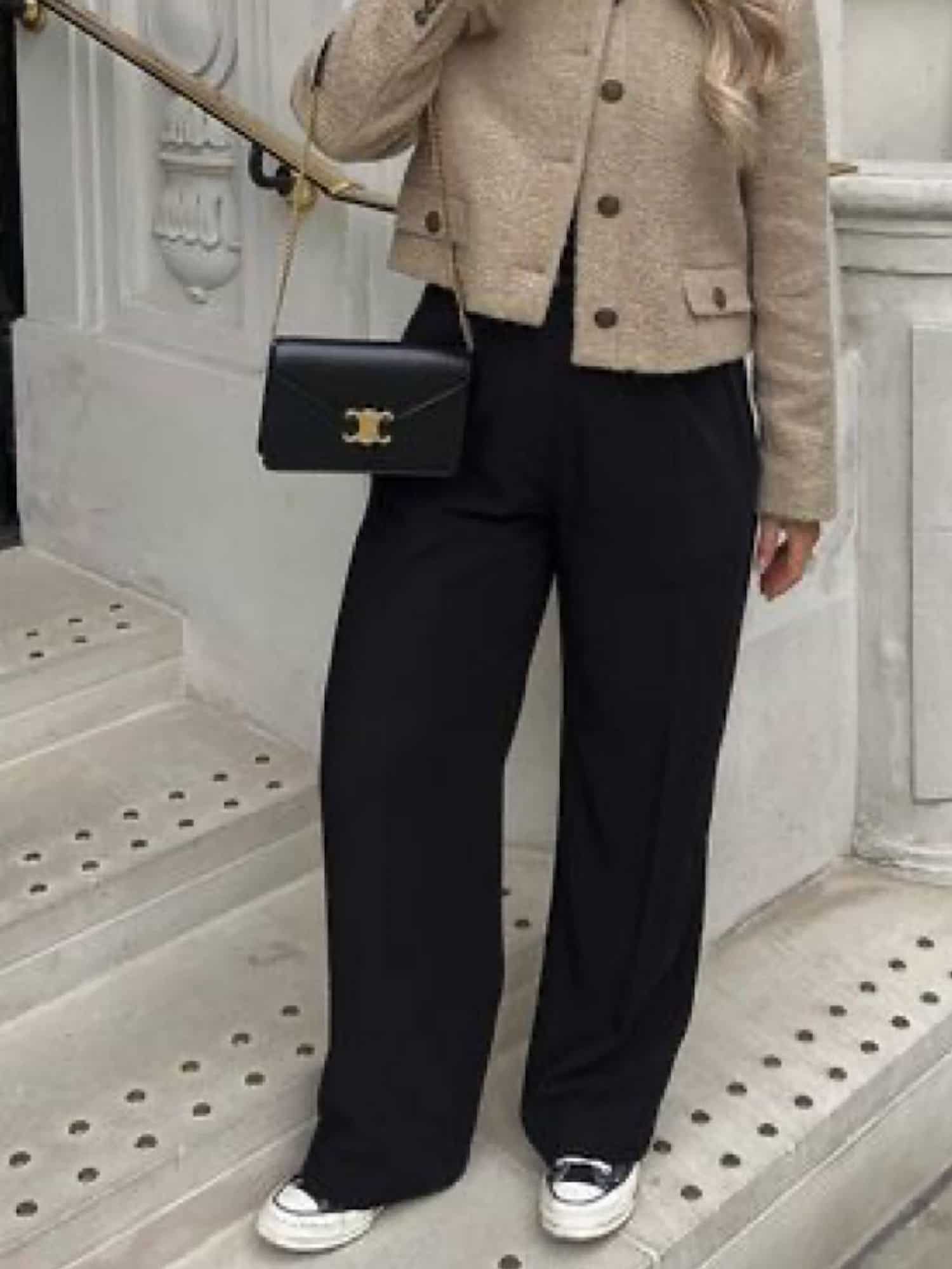 پک ٣ تايي شلوار وايد پيله دار