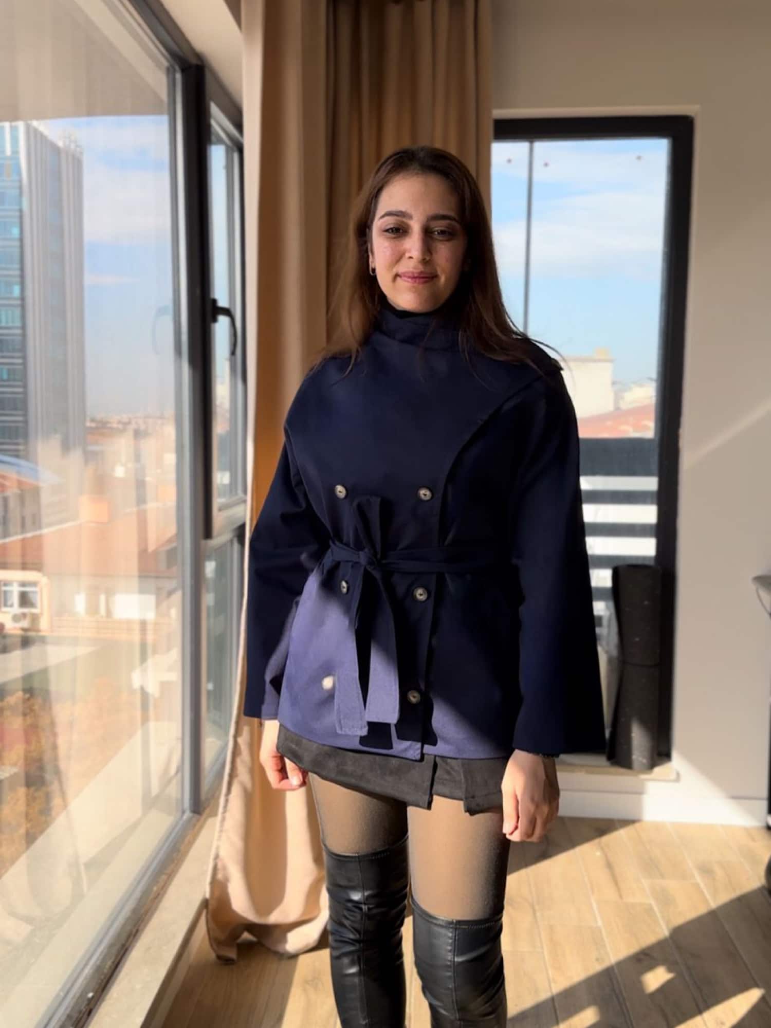 بلك ويك ترنچ كت كوتاه 