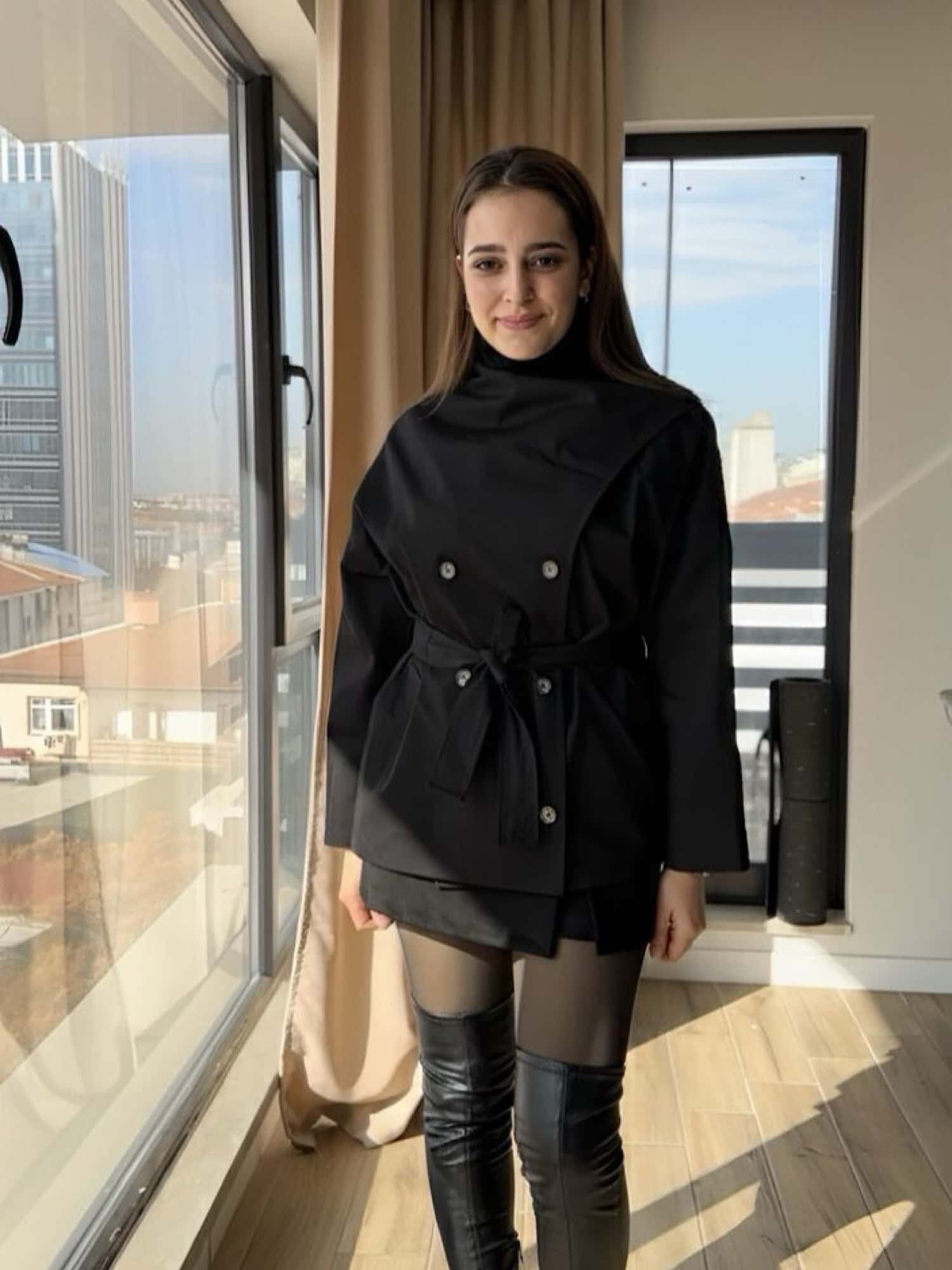 بلك ويك ترنچ كت كوتاه 