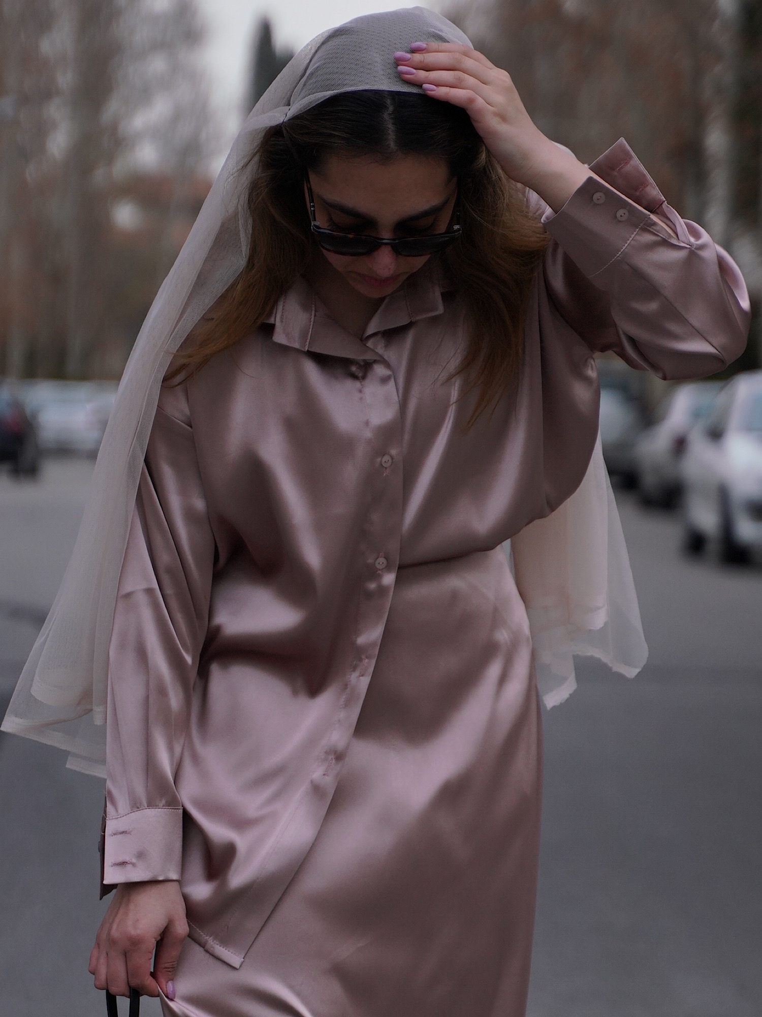 شوميز تك ساتن نرمين